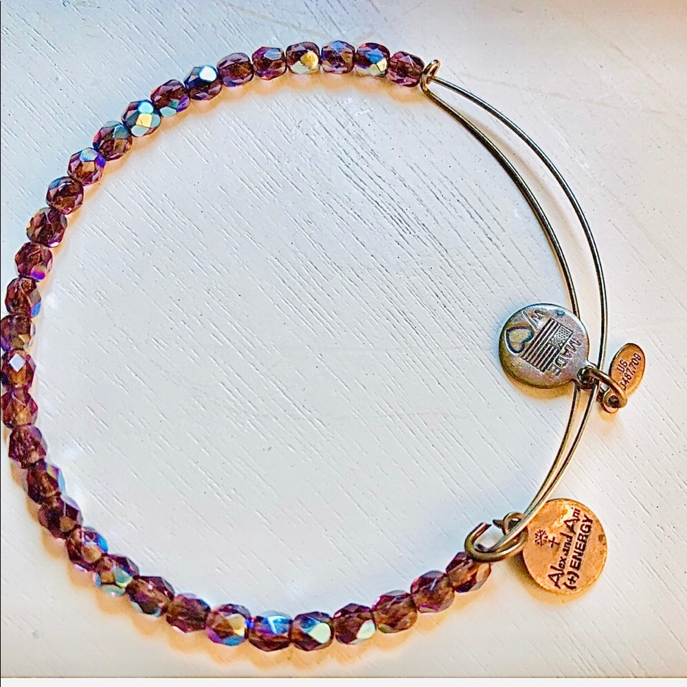 Alex and Ani Crystal Bracelet;  like new!